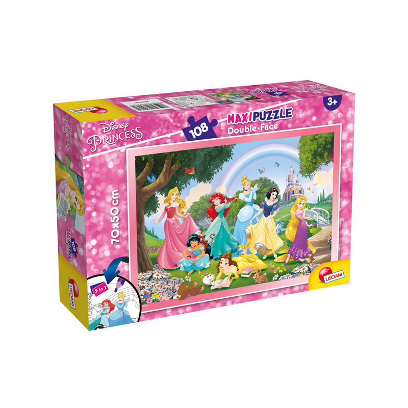 Puzzle Maxi 108pz "Princess Rainbow World" Lisciani