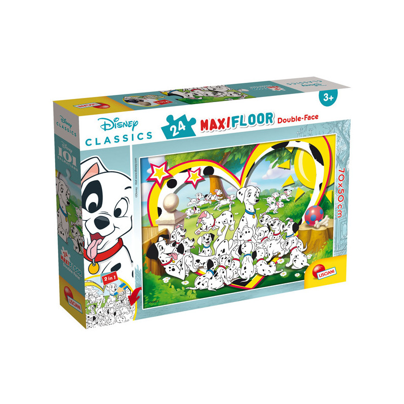 Puzzle Maxi 24pz "Disney Carica 101" Lisciani