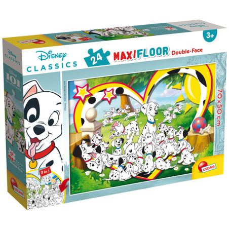 Puzzle Maxi 24pz "Disney Carica 101" Lisciani