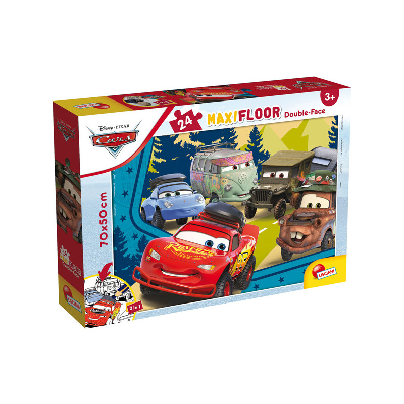 Puzzle Maxi 24pz "Disney Cars" Lisciani