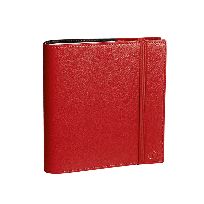 Agenda settimanale TimeLife 16x16cm rosso vermiglio 2025 Quo Vadis