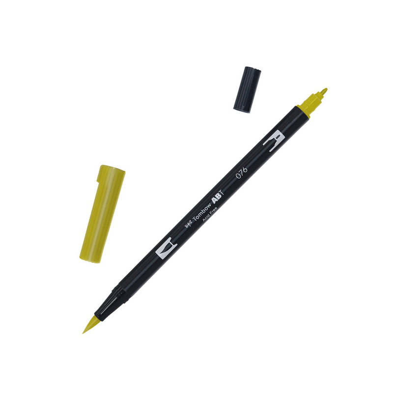 Pennarello Tombow ABT Dual Brush N076 Green Ochre