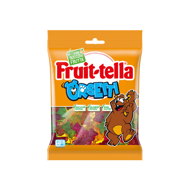 Caramelle gommose Fruit-tella Orsetti f.to pocket 90gr