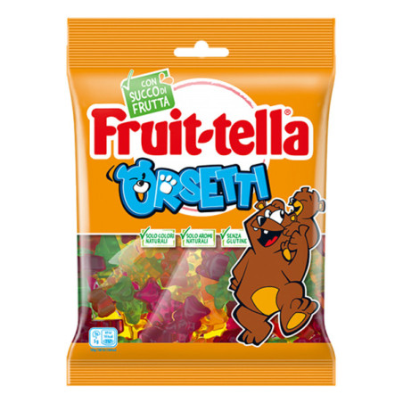 Caramelle gommose Fruit-tella Orsetti f.to pocket 90gr