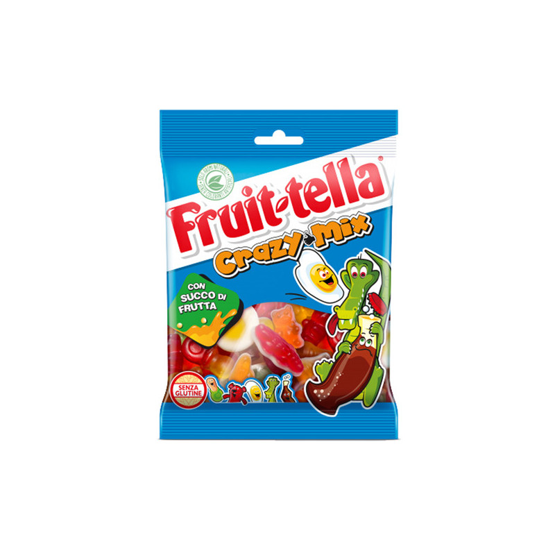 Caramelle gommose Fruit-tella Crazy Mix f.to 175gr