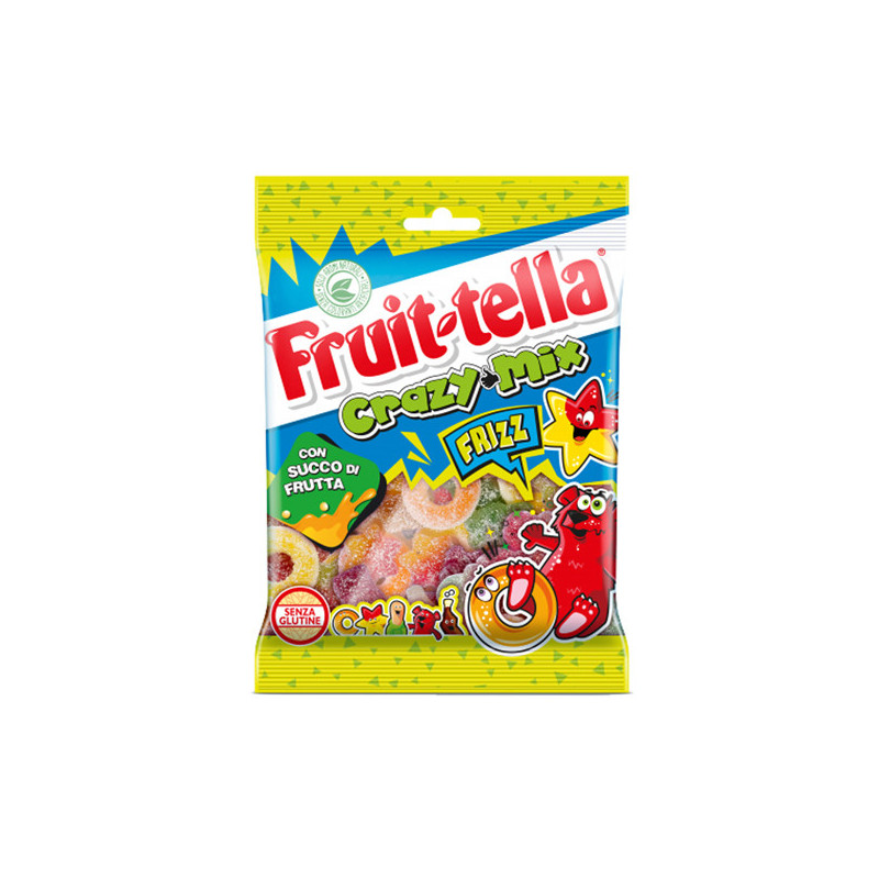 Caramelle gommose Fruit-tella Crazy mix Frizz f.to 175gr