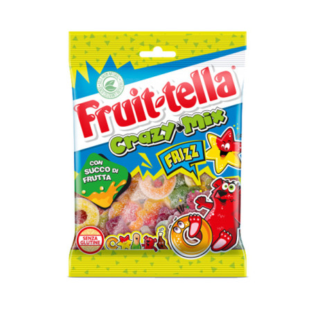 Caramelle gommose Fruit-tella Crazy mix Frizz f.to 175gr