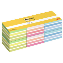 Cf 6pz cubo 450fg. Post-it© Notes 76x76mm 2028-0CPPX6 colori ass. neon/pastello