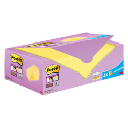 Cf20+4pz blocco 90fg.Post-it© Super Sticky 76x127mm655-SSCY-VP24 giallo Canary