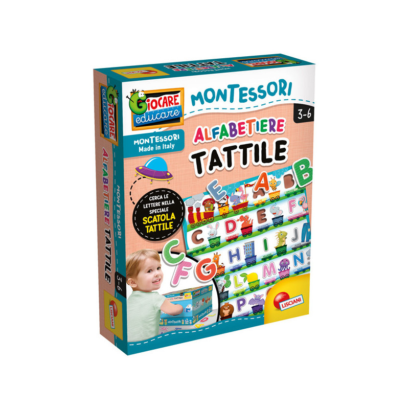 Alfabetiere tattile Montessori Plus Lisciani