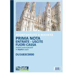 Blocco entrate/uscite extra cassa 50x2 copie autoricalcante DU161C0000