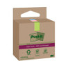 Cf. 3pz blocco 70fg Post-it©SuperSticky Green 47,6x47x6mm 622R-SS3COL pastello