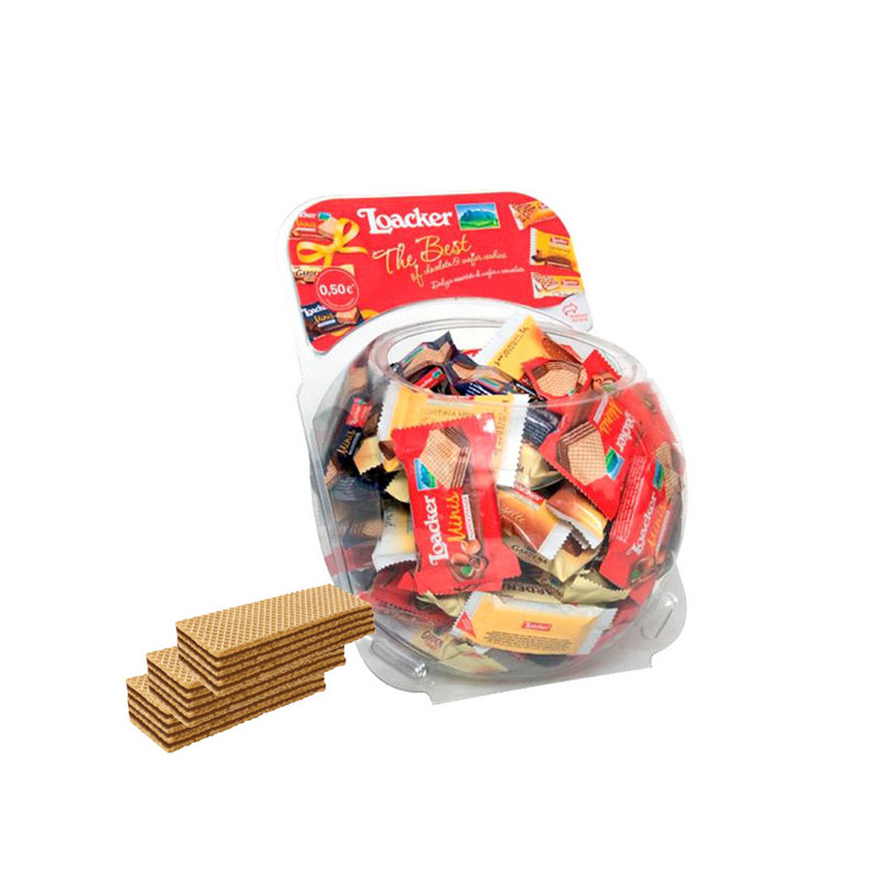 Bolle self service da 140 Wafer Minis (700gr) Loacker