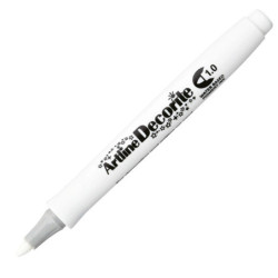 Marcatore Decorite punta tonda 1.0mm bianco Artline