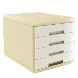 Cassettiera Vintage Milk - colore avorio Arda
