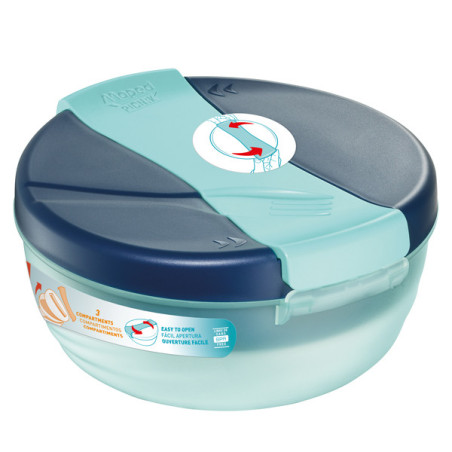 Lunch Bowl Origins a 3 scompartimenti 1,4 lt blu Maped