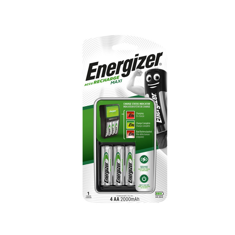 Caricabatteria Maxi 4AA- Energizer Power Plus