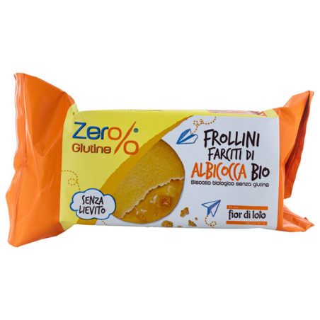 Frollini farciti di albicocca monodose 70gr Zerglutine