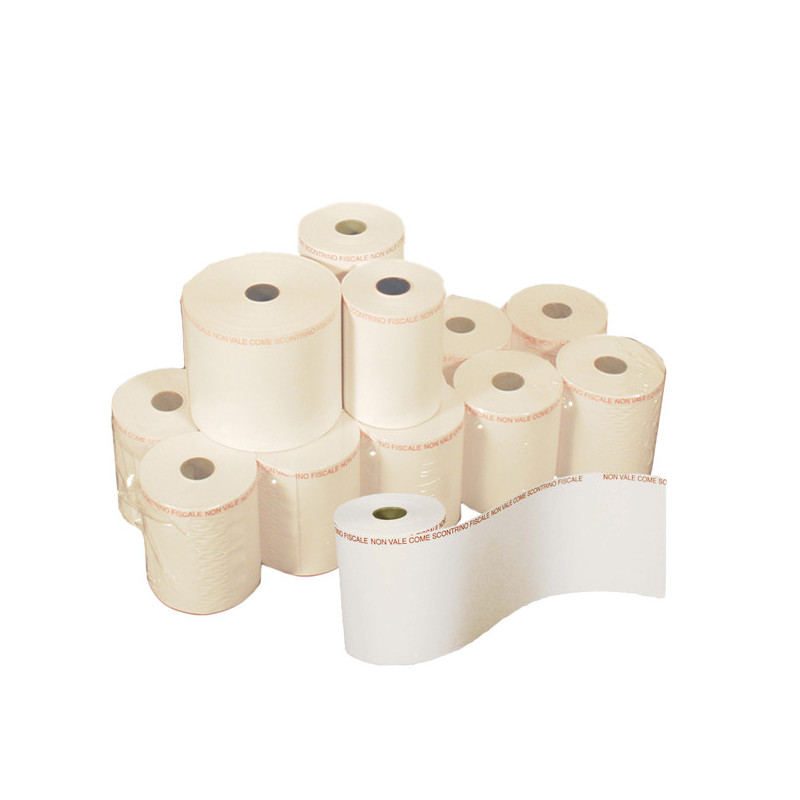 Blister 10 rotoli carta chimica 2 copie 57mm x 20mt x POS