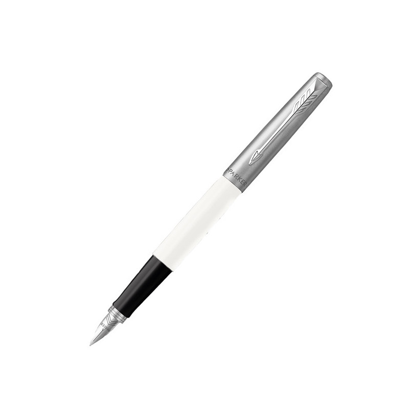 Penna stilo Jotter Original punta M fusto bianco Parker