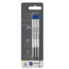 Blister 3 refill sfera Quinkflow medio blu Parker