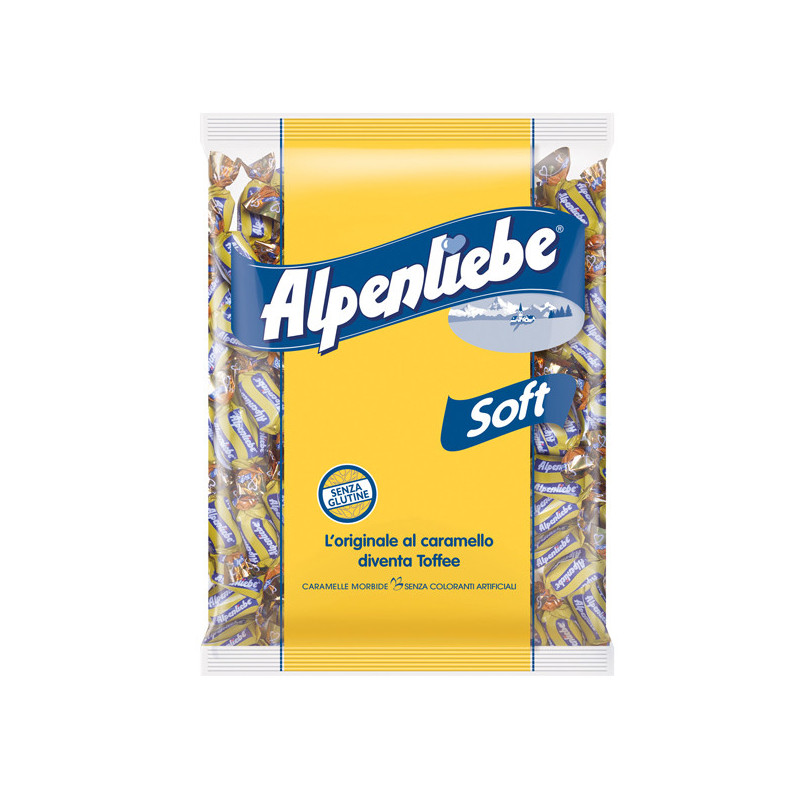 Conf. 4 buste da 400gr di Caramelle Alpenliebe Soft