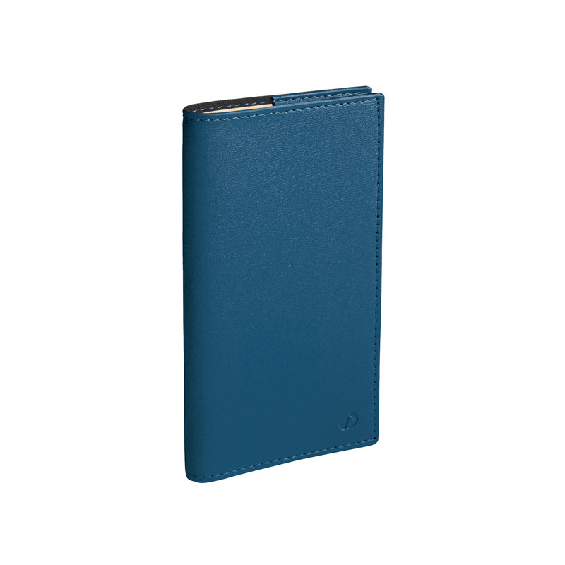 Agenda Planing Planital c/spirale 8,8x17cm Soho blu acciaio 2025 Quo Vadis