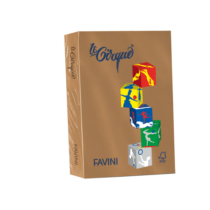 Carta LECIRQUE A4 80gr 500fg cuoio 300 FAVINI