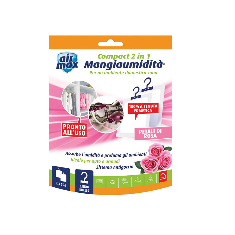 Air Max 2 mangiaumidita' appendibile Compact 2 in 1 Petali di Rosa 50gr