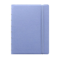 Notebook f.to A5 a righe 56 pag. blu pastello similpelle Filofax