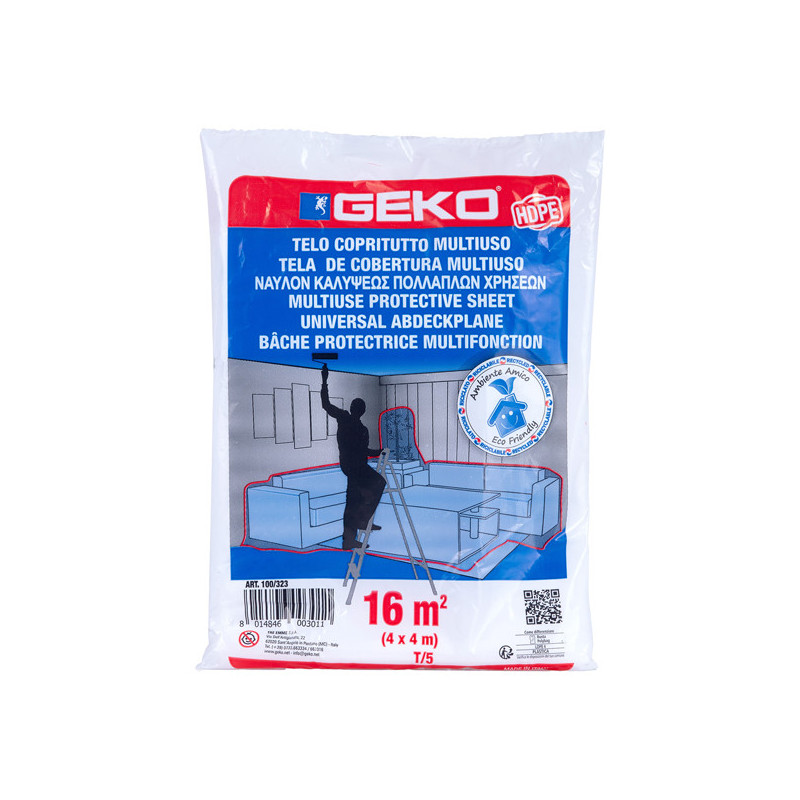 Telo HD copritutto multiuso 16mq 80/90gr Geko