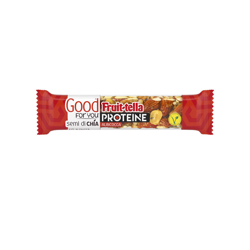 Barretta proteica albicocca 36gr Good For You Fruitella