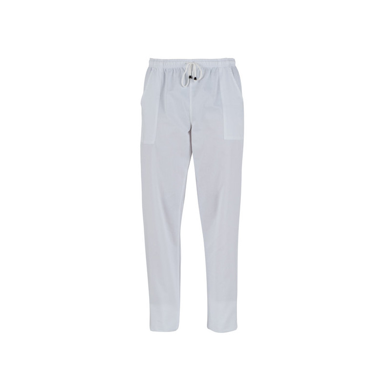 Pantaloni Pitagora in cotone Tg. S bianco