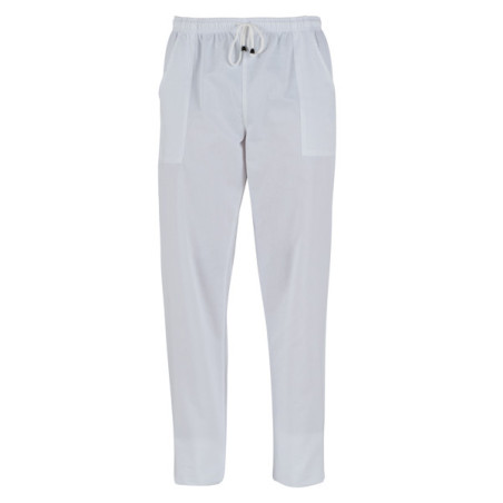 Pantaloni Pitagora in cotone Tg. S bianco