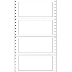 Scatola 400 etichette adesive in modulo 140x60mm TT951 per passaggi proprieta'