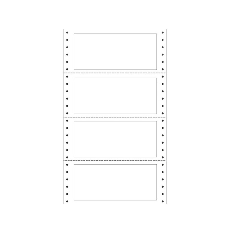 Scatola 400 etichette adesive in modulo 140x60mm TT951 per passaggi proprieta'