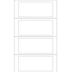 Scatola 400 etichette adesive in modulo 140x60mm TT951-2 per passaggi proprieta'