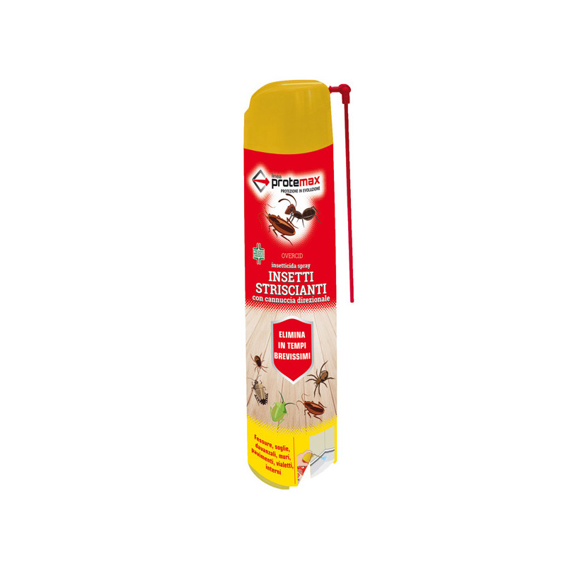 Insetticida Spray con cannuccia per insetti striscianti 500ml Protemax