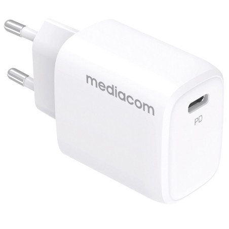 Caricatore da muro 20W porta USB Type-C Mediacom