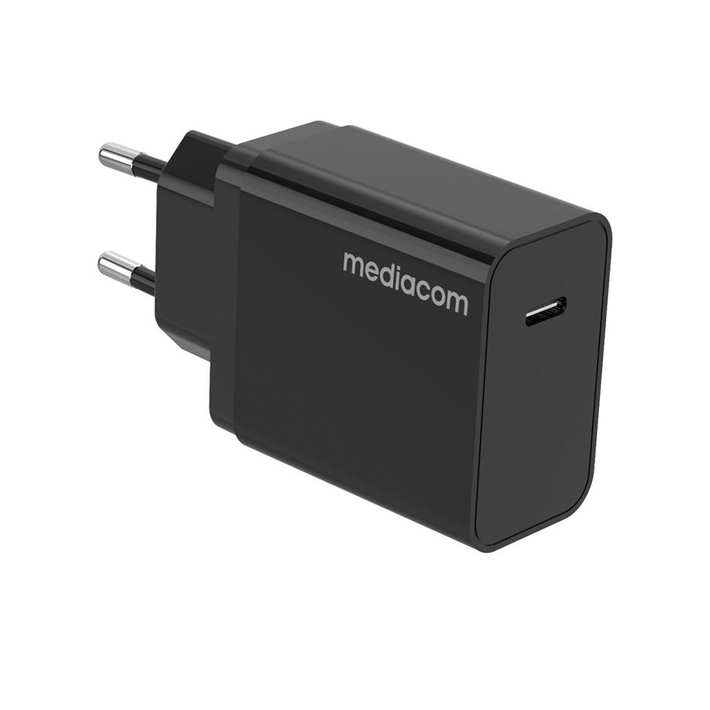 Caricatore da muro 30W porta USB Type-C Mediacom