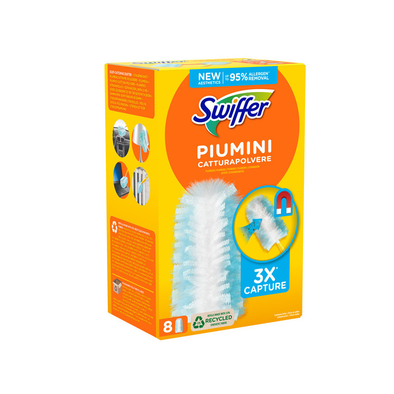 Swiffer Duster - SCATOLA 8 PIUMINI RICARICA USAGETTA