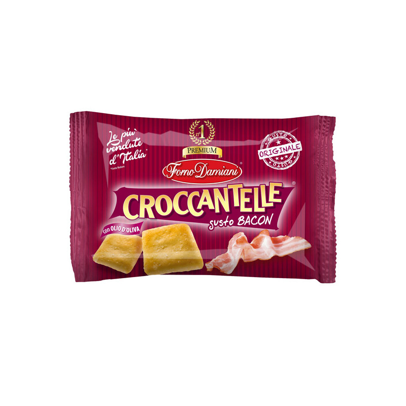 Sacchetto 35gr Croccantelle gusto Bacon