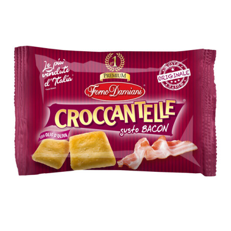 Sacchetto 35gr Croccantelle gusto Bacon