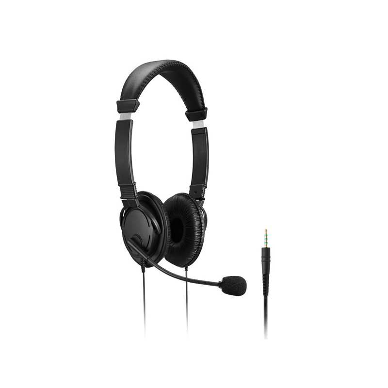 Cuffie Stereo con microfono e controllo del volume conness. 3.5mm-- Kensington