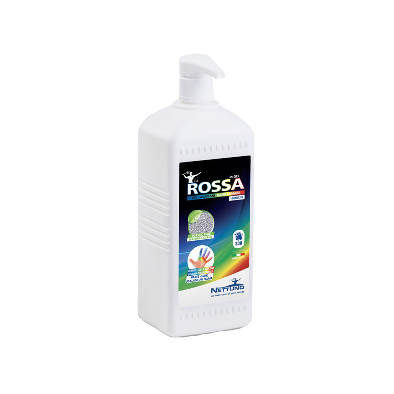 Gel lavamani La rossa in Gel flacone da 1000ml con dosatore