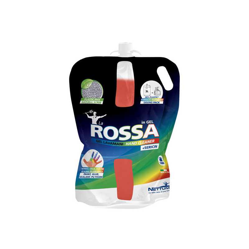 Gel lavamani La rossa in Gel T-Bag Ricarica da 3000 ml per T-Duck