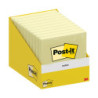 Cf. 10 blocchetti c/film 100fg Post-it© Notes 6820-CY-W10 76x76mm giallo canary