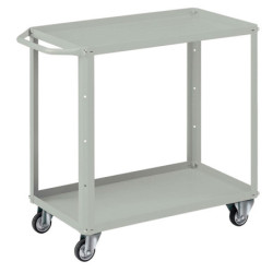 Carrello 3 vasche da 80x45cm grigio