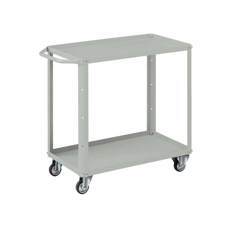 Carrello 3 vasche da 80x45cm grigio