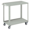 Carrello 2 vasche da 80x45cm grigio